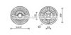 AVA QUALITY COOLING MNC077 Clutch, radiator fan